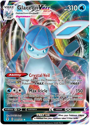 Glaceon VMAX 041/203 - Pokemon TCG Evolving Skies card