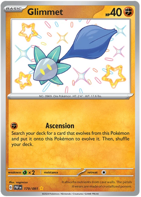 Glimmet Paldean Fates Pokemon Card Single 179/091