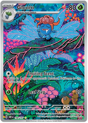 Gloom Illustration Rare Obsidian Flames Single Pokemon Card