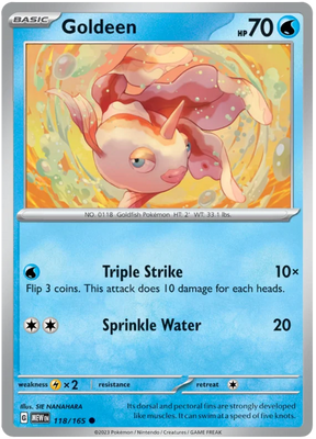 Goldeen 151 Single Pokemon Card