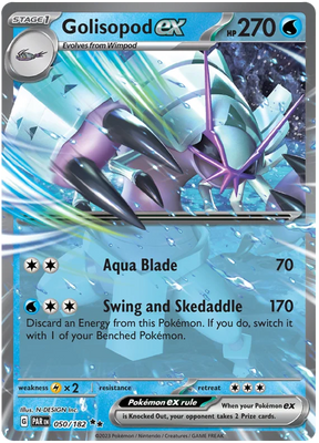Golisopod ex Paradox Rift Single Pokemon Card 050/182