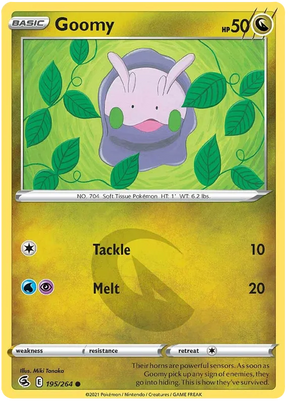 Goomy Fusion Strike Pokemon Card Singles 195/264