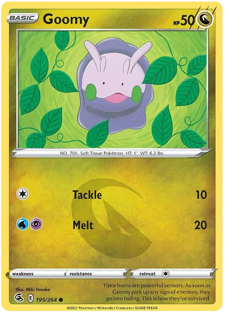 Goomy Fusion Strike Pokemon Card Singles 195/264