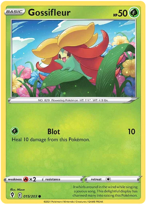 Gossifleur 015/203 - Pokemon TCG Evolving Skies card