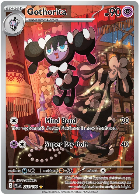Gothorita Illustration Rare Paldea Evolved Single Pokemon Card