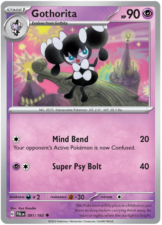 Gothorita Paldea Evolved Single Pokemon Card