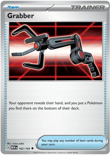 Grabber 151 Single Pokemon Card