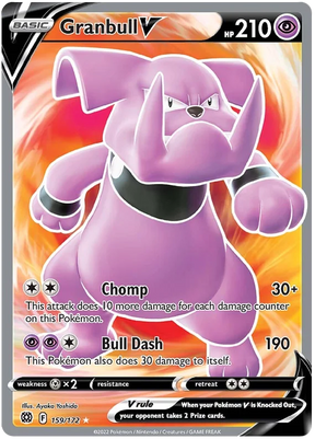 Granbull V Brilliant Stars Pokemon Card Singles 159/172