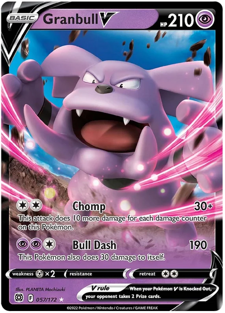 Granbull V Brilliant Stars Pokemon Card Singles 057/172