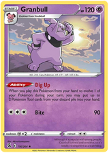 Granbull Fusion Strike Pokemon Card Singles 116/264