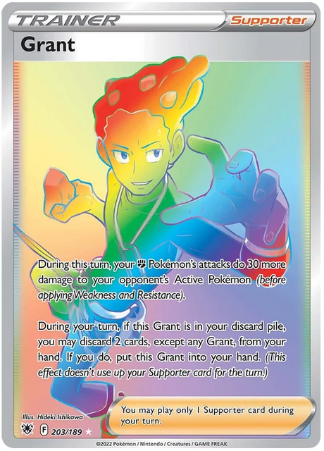 Grant Astral Radiance Pokemon Card Singles 203/189