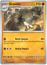 Graveler 151 Single Pokemon Card