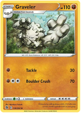 Graveler Fusion Strike Pokemon Card Singles 136/264