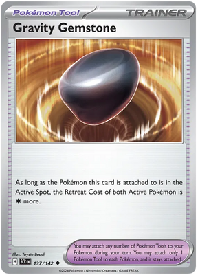 Gravity Gemstone Stellar Crown Pokemon Single Card 137/142