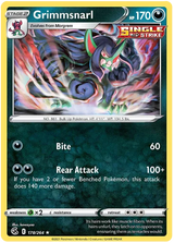 Grimmsnarl Fusion Strike Pokemon Card Singles 178/264