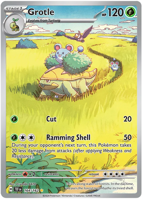 Grotle Temporal Forces Pokemon Single 164/162