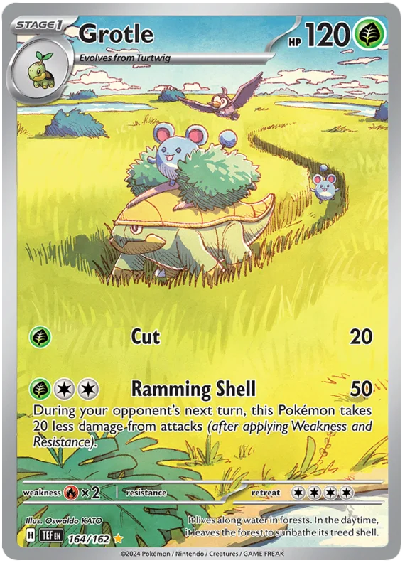 Grotle Temporal Forces Pokemon Single 164/162