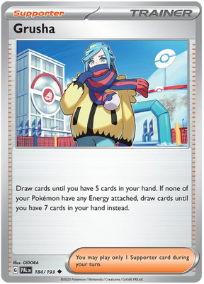 Grusha Paldea Evolved Single Pokemon Card