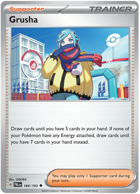 Grusha Paldea Evolved Single Pokemon Card
