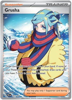 Grusha Full Art Paldea Evolved Single Pokemon Card