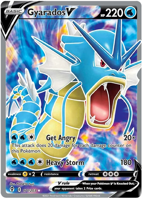 Gyarados V (Full Art) 171/203 - Pokemon TCG Evolving Skies card