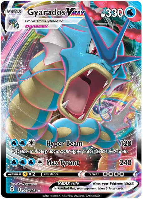 Gyarados VMAX 029/203 - Pokemon TCG Evolving Skies card
