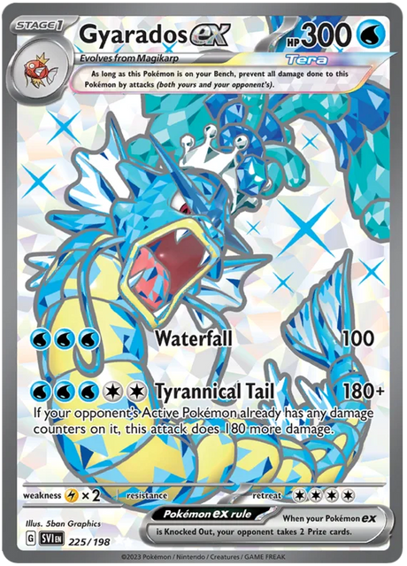 Gyarados ex Full Art Scarlet & Violet Base Set Pokemon Card Single