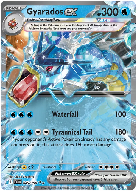 Gyarados ex Scarlet & Violet Base Set Pokemon Card Single