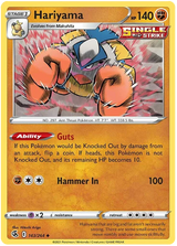 Hariyama Fusion Strike Pokemon Card Singles 143/264