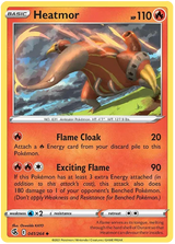 Heatmor Fusion Strike Pokemon Card Singles 041/264