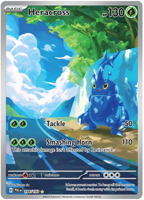 Heracross Illustration Rare Paldea Evolved Single Pokemon Card