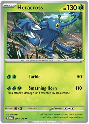 Heracross Paldea Evolved Single Pokemon Card