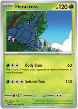 Heracross Twilight Masquerade Pokemon Single 008/167
