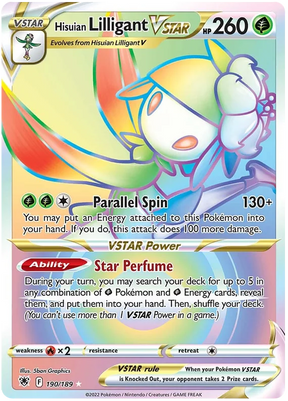 Hisuian Liligant VSTAR Astral Radiance Pokemon Card Singles 190/189