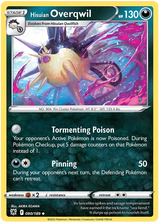 Hisuian Overqwil Astral Radiance Pokemon Card Singles 090/189
