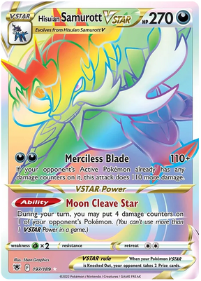 Hisuian Samurott VSTAR Astral Radiance Pokemon Card Singles 197/189