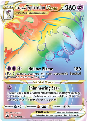 Hisuian Typhlosion VSTAR Astral Radiance Pokemon Card Singles 193/189