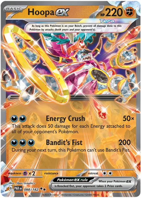 Hoopa ex Paradox Rift Single Pokemon Card 098/182