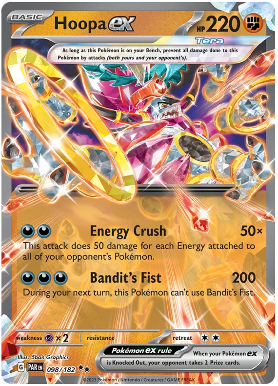 Hoopa ex Paradox Rift Single Pokemon Card 098/182