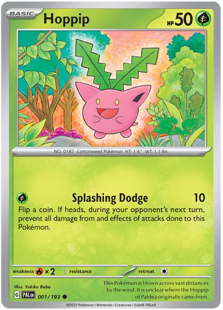 Hoppip Paldea Evolved Single Pokemon Card