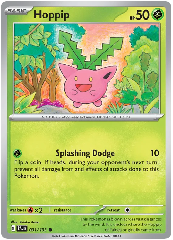 Hoppip Paldea Evolved Single Pokemon Card