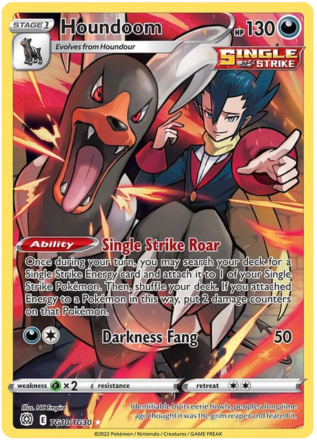 Houndoom Brilliant Stars Trainer Gallery Pokemon Card Singles TG10/TG30