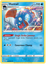 Huntail Fusion Strike Pokemon Card Singles 066/264
