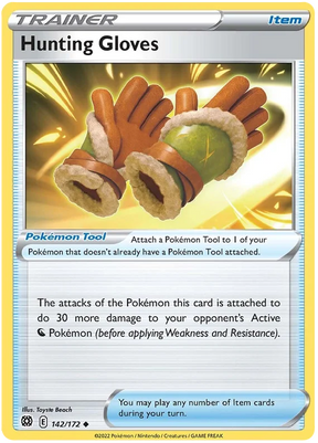 Hunting Gloves Brilliant Stars Pokemon Card Singles 142/172
