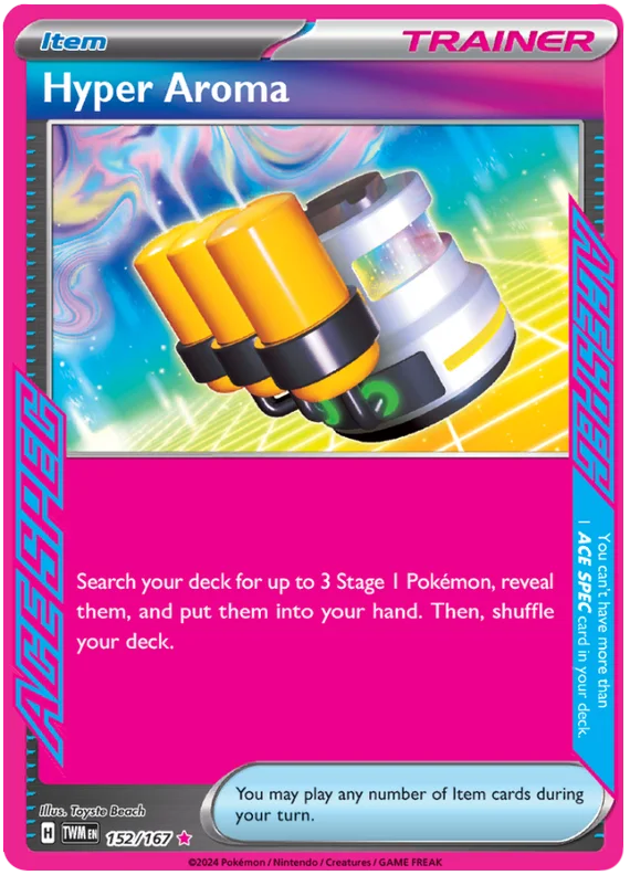 Hyper Aroma (ACE SPEC) Twilight Masquerade Pokemon Single 152/167