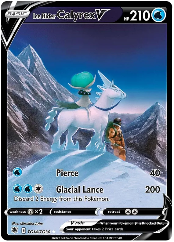 Ice Rider Calyrex V Astral Radiance Trainer Gallery Pokemon Singles TG14/TG30