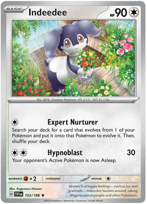 Indeedee Scarlet & Violet Base Set Pokemon Card Single