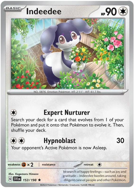 Indeedee Scarlet & Violet Base Set Pokemon Card Single