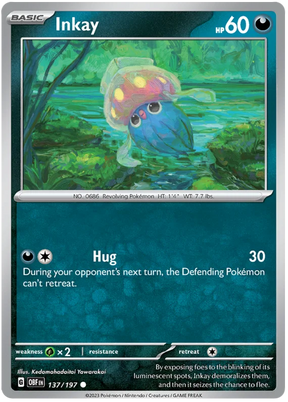 Inkay Obsidian Flames Single Pokemon Card