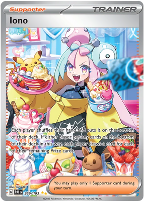 Iono Special Illustration Rare Paldea Evolved Single Pokemon Card